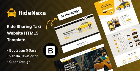 RideNexa – Ride Sharing Template