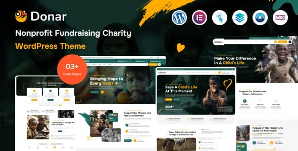 Donar Charity WordPress Theme