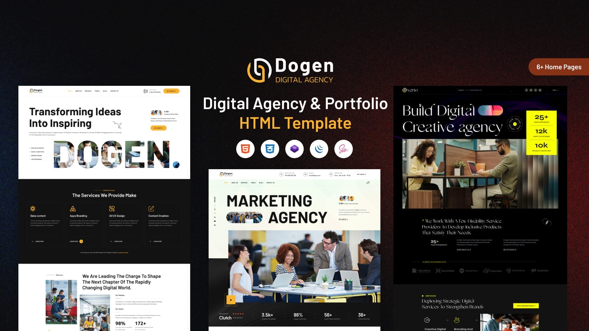 Dogen – Digital Agency and Creative Portfolio Template